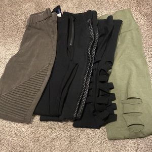 Bundle of 5 brand name leggings